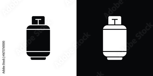 LPG icon symbol logo. Graphic template.