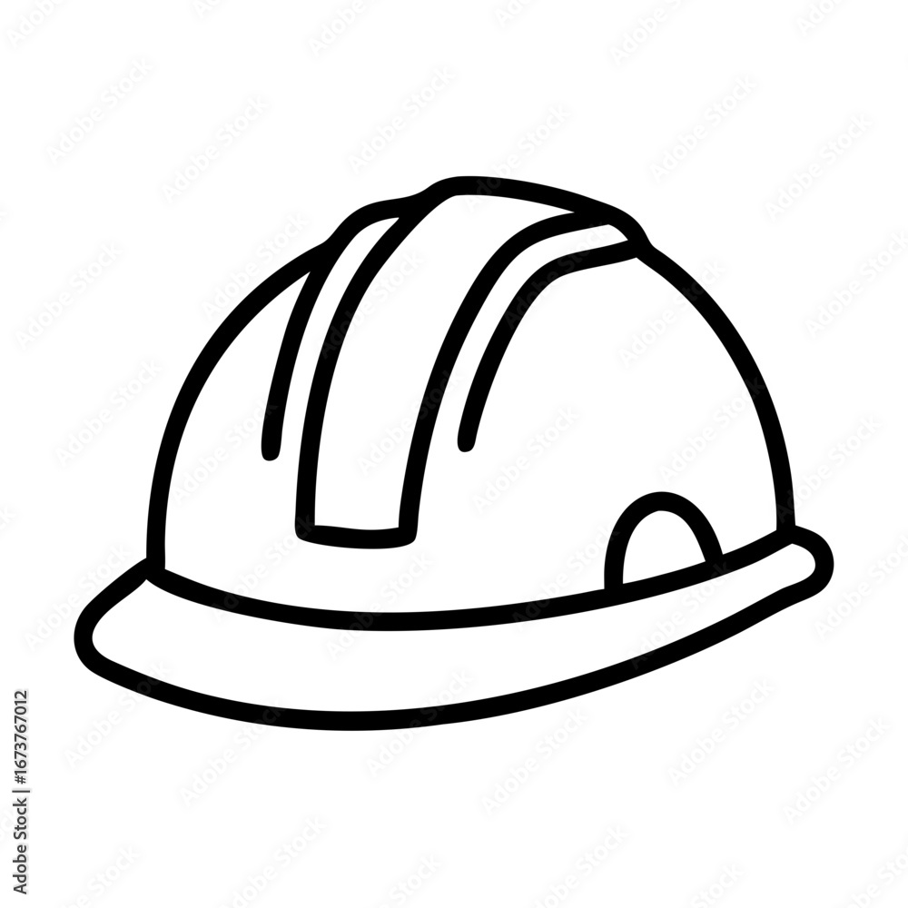 Fototapeta premium Home repair hard hat icon transparent background