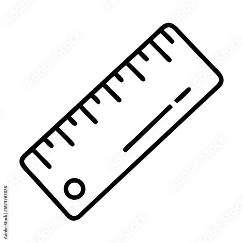Home repair measuring ruler icon transparent background