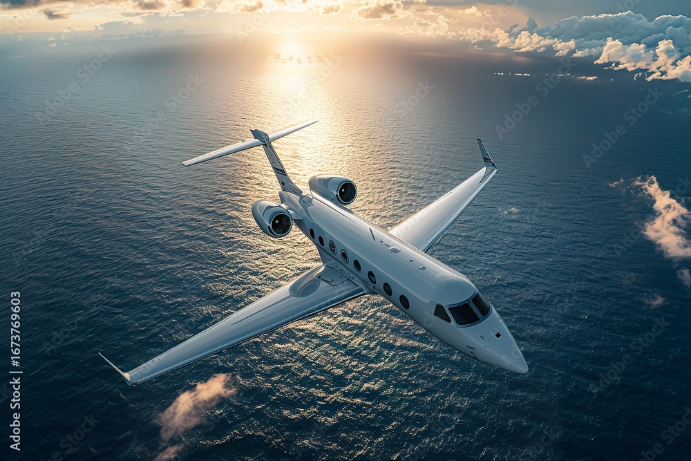 Fototapeta premium airplane in the sky