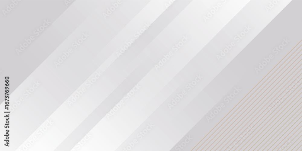 Fototapeta premium Luxury White and Gold Background with Golden Lines and Paper Cut Style. Premium Gray and Gold Background for Award, Nomination, Ceremony, Formal Invitation or Certificate Design
