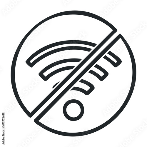 Understanding connectivity issues wi-fi disruptions in modern homes infographic digital environment informative view. Outline vector illustration