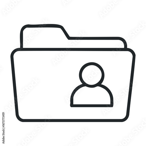 User profile management action digital space graphic design virtual environment creative perspective user experience concept. Outline vector illustration