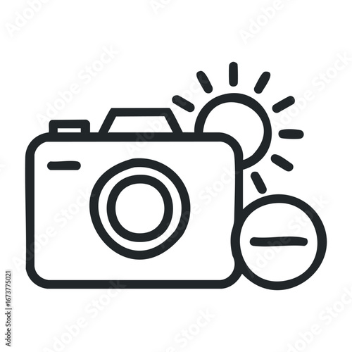 Capturing the essence of photography techniques and tips for stunning images online tutorial educational perspective art. Outline vector illustration