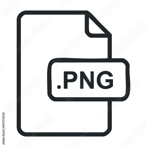 Discovering png file formats in digital design online tutorials visual content educational environment interactive overview. Outline vector illustration