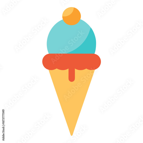 ice cream in a hand