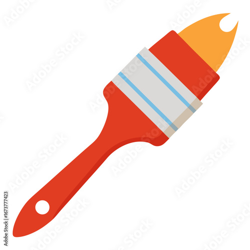 paint brush vector illustration
