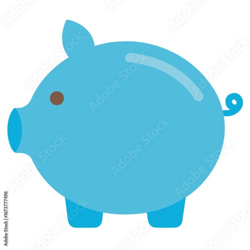 piggy bank with blue sky