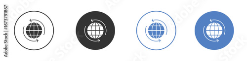 Import export icon simple minimalist Vector EPS