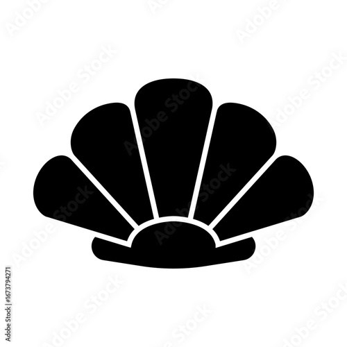 Sea shell icon vector isolated on white background for your web and mobile app design, Sea shell logo concept