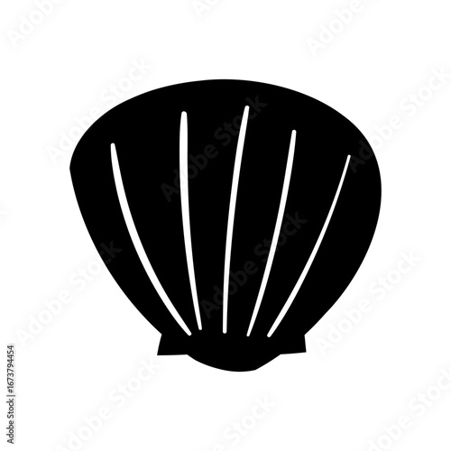 Sea shell icon vector isolated on white background for your web and mobile app design, Sea shell logo concept