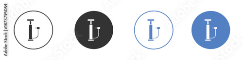 Air pump icon simple minimalist Vector EPS