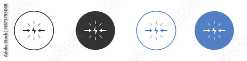 Conflict icon simple minimalist Vector EPS