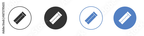 Chew gum icon simple minimalist Vector EPS