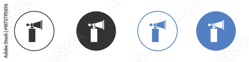 Air horn icon simple minimalist Vector EPS
