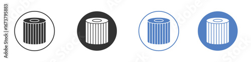 Air filter icon simple minimalist Vector EPS