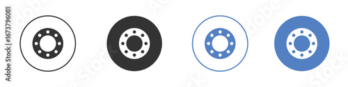 Car bearing icon simple minimalist Vector EPS