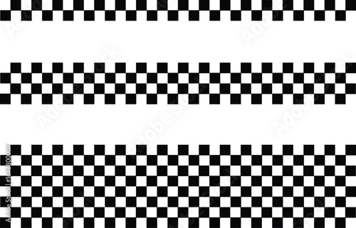 black and white checkered pattern
