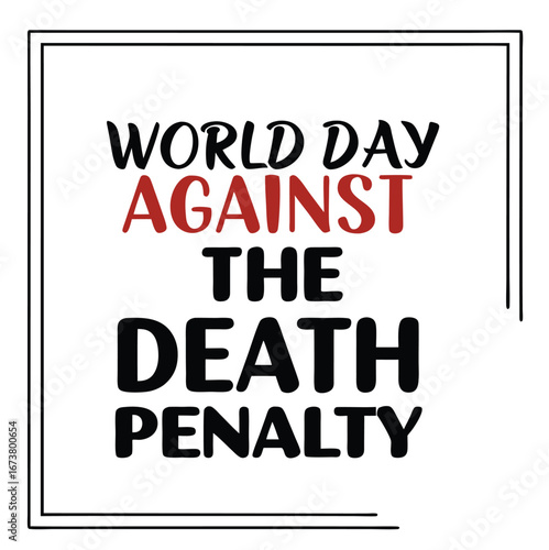 world day against the death penalty