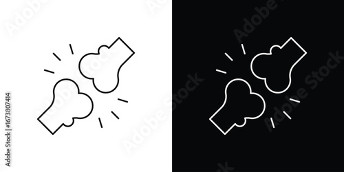 Joint icon Clip Art design. Line icons