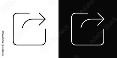 Export icon Clip Art design. Line icons