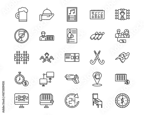 Bowling Vector Icons