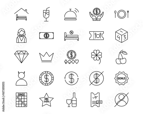 Casino Vector Icons