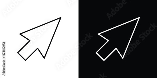 Cursor icon Clip Art design. Line icons