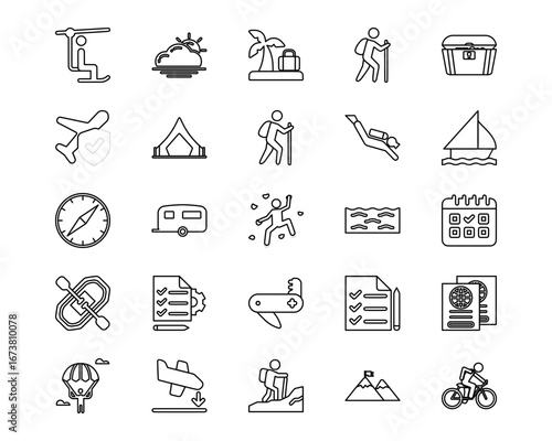 Adventure Vector Icons