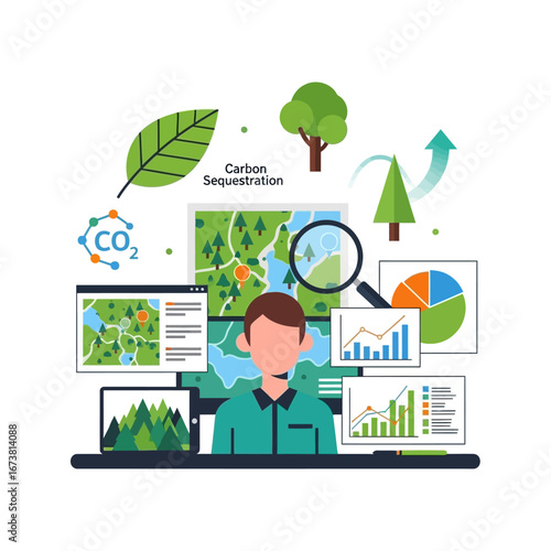 Analyzing Carbon Sequestration Data for Environmental Conservation
