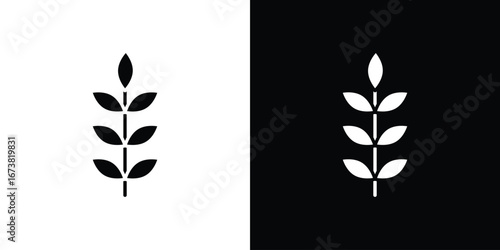 Wheat icon graphic doodle designs collection