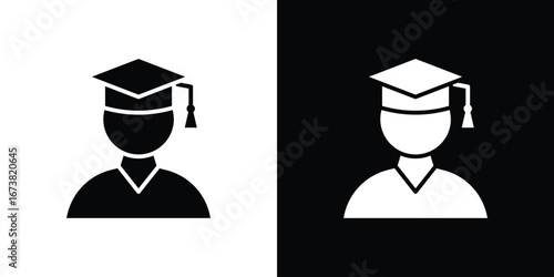 Student icon graphic doodle designs collection