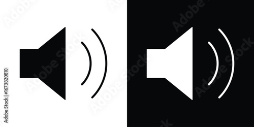 Speaker icon graphic doodle designs collection