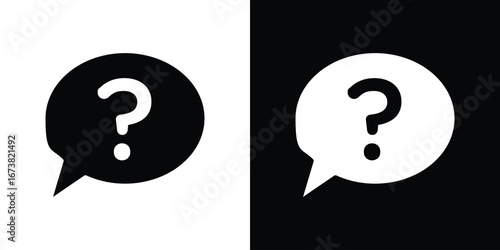 Question icon graphic doodle designs collection