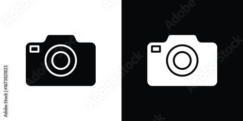 Photo Camera icon graphic doodle designs collection
