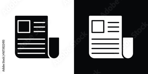 News icon graphic doodle designs collection