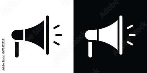 Megaphone icon graphic doodle designs collection