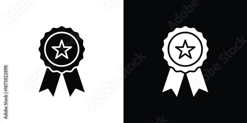 Medal icon graphic doodle designs collection