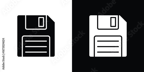 Floppy disk icon graphic doodle designs collection