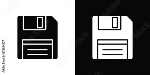 Floppy disk icon graphic doodle designs collection