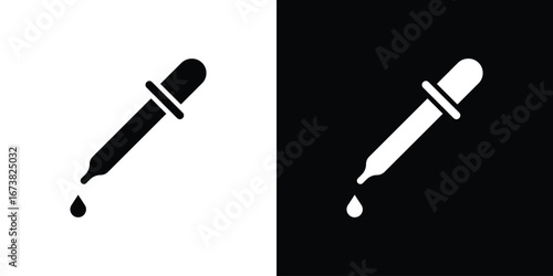 Eye dropper icon graphic doodle designs collection