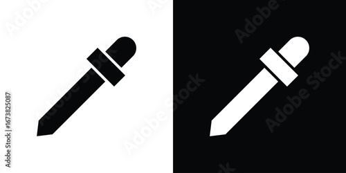 Eye dropper icon graphic doodle designs collection