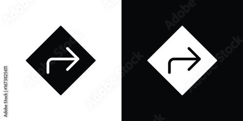 Directions icon graphic doodle designs collection