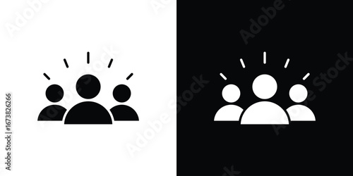 Community icon graphic doodle designs collection
