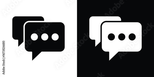 Chat icon graphic doodle designs collection