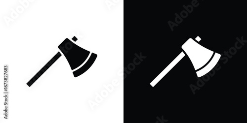 Axe icon graphic doodle designs collection