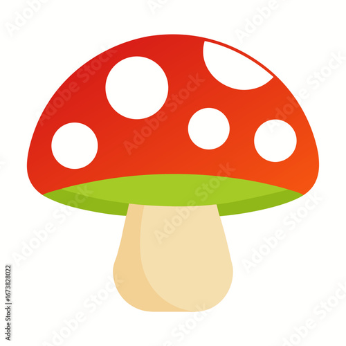 vector illustration of mushrooms