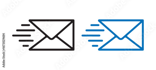 Set of Vector Email Icons for Customer Engagement vector illustration 