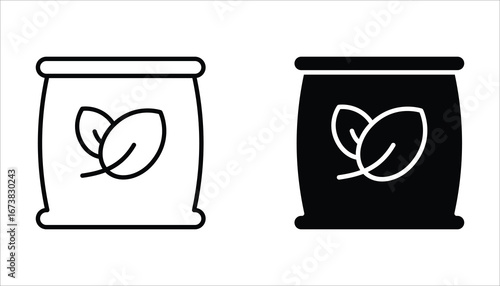 fertilizer icon set, Flat illustration of vector icon on white background. EPS 10.