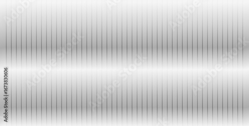 Vector illustration of white ribbed glass with soft grey frosted acrylic and wavy reeded surface, creating a light, airy feel in a fluted panel close-up.